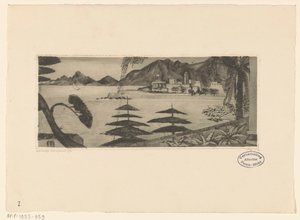 Ajaccio - Lodewijk Schelfhout (signed by artist)