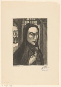 Femme Corse - Lodewijk Schelfhout (signed by artist)