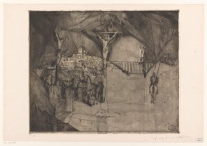 Golgotha I - Lodewijk Schelfhout (signed by artist)