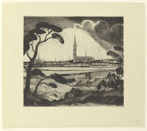 Hilversum - Lodewijk Schelfhout (signed by artist)