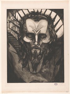 Tête de Christ I - Lodewijk Schelfhout (signed by artist)