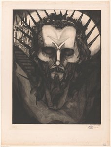 Tête de Christ - Lodewijk Schelfhout (signed by artist)