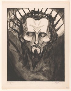 Tête de Christ I - Lodewijk Schelfhout (signed by artist)