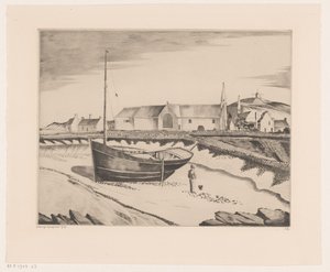 La Baie de St. Pierre - Lodewijk Schelfhout (signed by artist)