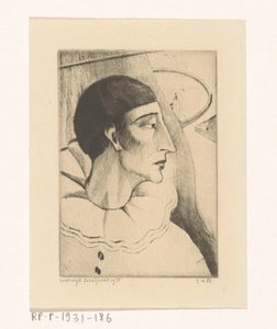 Pierrot IV - Lodewijk Schelfhout (signed by artist)