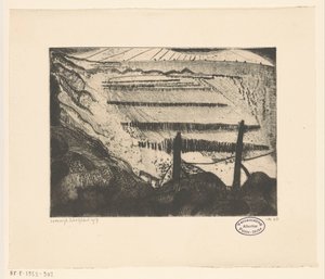 Plage de Domburg II - Lodewijk Schelfhout (signed by artist)