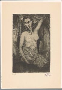 Femme assise - Lodewijk Schelfhout (signed by artist)