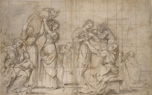 La Naissance de Jean-Baptiste, vers 1575-1610 - Lodovico Carracci