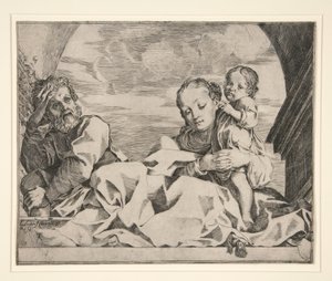 La Sainte Famille - Lodovico Carracci