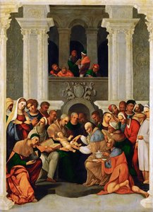 La circoncision du Christ - Lodovico Mazzolino