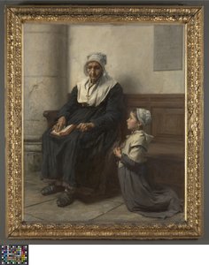 La grand-mère - Leon-Augustin Lhermitte