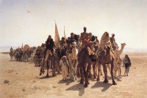 Pèlerins allant à La Mecque - Léon Belly