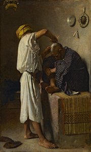 Un salon de coiffure oriental