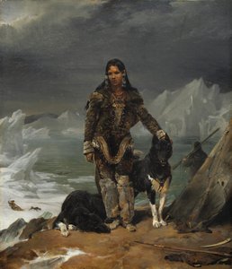 Une femme du pays des Eskimos - Léon Cogniet