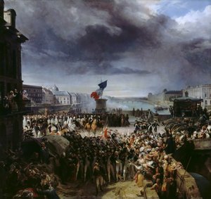 La Garde nationale de Paris part pour l
