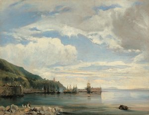 Sur la baie de Naples - Léon François Antoine Fleury