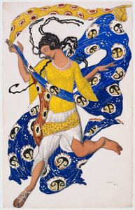 Le Papillon (Costume pour Anna Pavlova) - Léon Nikolaievitch Bakst