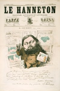 Gustave Courbet, peintre français, 1867 - Léonce Justin Alexandre Petit