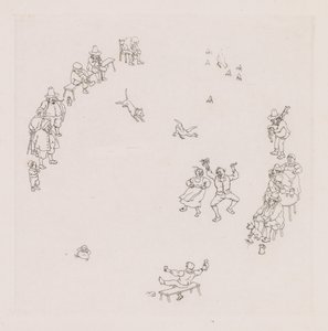 Fêtards (Ribauds et Ribaudes) - Léonce Justin Alexandre Petit