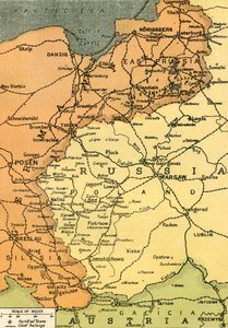 La frontière orientale, 1919 - London Geographical Institute