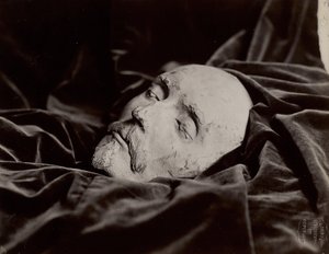 [Masque mortuaire de William Shakespeare], c.1865 (tirage à l