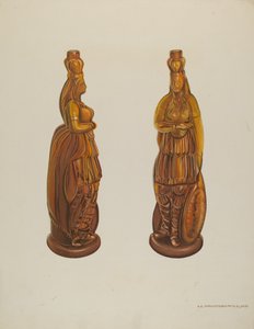 Bouteille indienne (bouteille de médecine) - Loraine Makimson