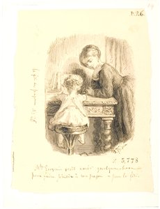 Écriture de lettre - Lorenz Frølich