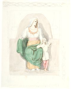 Frigga avec Gersimi - Lorenz Frølich
