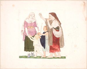 Femme distribuant du pain