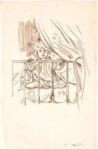 Lili dans un lit à barreaux
