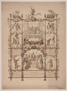 Souvenir du carnaval des artistes du 3 mars 1854