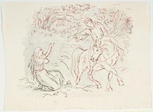 Esquisse pour La Fille du Roi des Marais