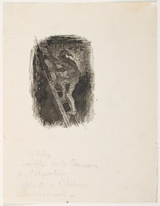 Esquisse pour le bonnet de nuit du célibataire - Lorenz Frølich