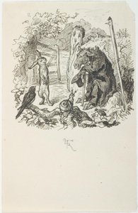 Variante de la vignette de début pour Les coureurs rapides - Lorenz Frølich