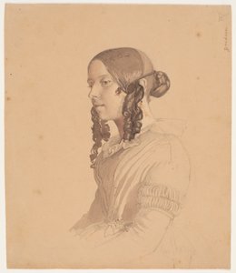 Portrait de dame (Helene v. Germadt) - Lorenz Frølich