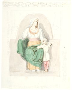Frigga avec Gersimi - Lorenz Frølich