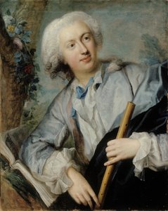 Le joueur de flûte, 1734 - Lorenz Pasch the Elder