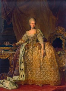 Portrait de Sophia Magdalen de Brandebourg-Kulmbach, 1700-1770, 1773-1776 - Lorenz Pasch the Younger