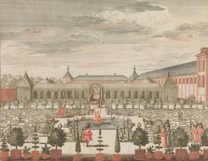 Le Jardin de la Reine avec le Cabinet Vert, et l