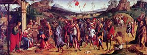 Adoration des Mages par Lorenzo Costa - Lorenzo Costa