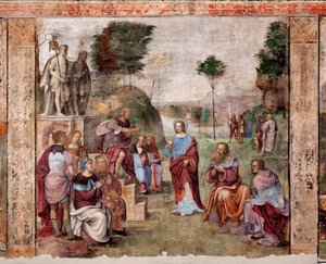 Vie de Sainte Cécile : Procès de Sainte Cécile - Lorenzo Costa
