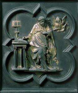 Porte Nord (appelée Porte de la Croix, au Nord), détail extérieur : Saint Marc - Lorenzo Ghiberti