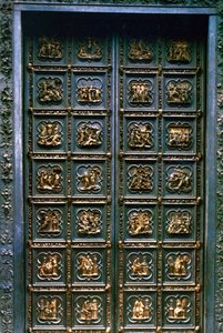 Les portes nord du baptistère de San Giovanni