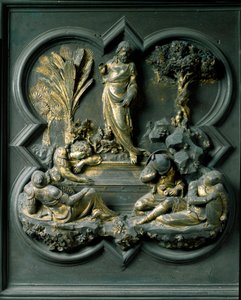 La Résurrection du Christ, dix-neuvième panneau des Portes Nord du Baptistère de San Giovanni - Lorenzo Ghiberti