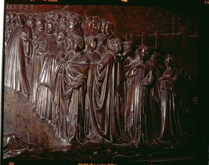 Le Sanctuaire de Saint Zenobius, détail de la foule (détail)