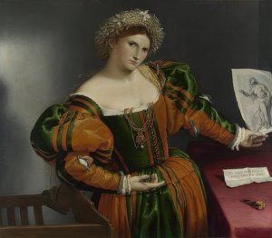 Portrait de femme (Lucrèce) - Lorenzo Lotto