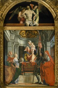 Madone et Saints par Lorenzo Lotto - Lorenzo Lotto