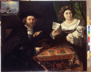 Portrait de famille. Peinture de Lorenzo Lotto (1480-1556), vers 1523 - Lorenzo Lotto