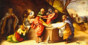La Mise au tombeau du Christ - Lorenzo Lotto