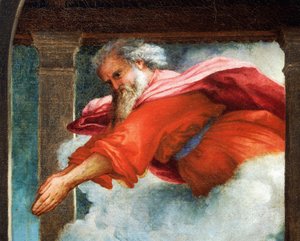 Le Père éternel, (détail) de l